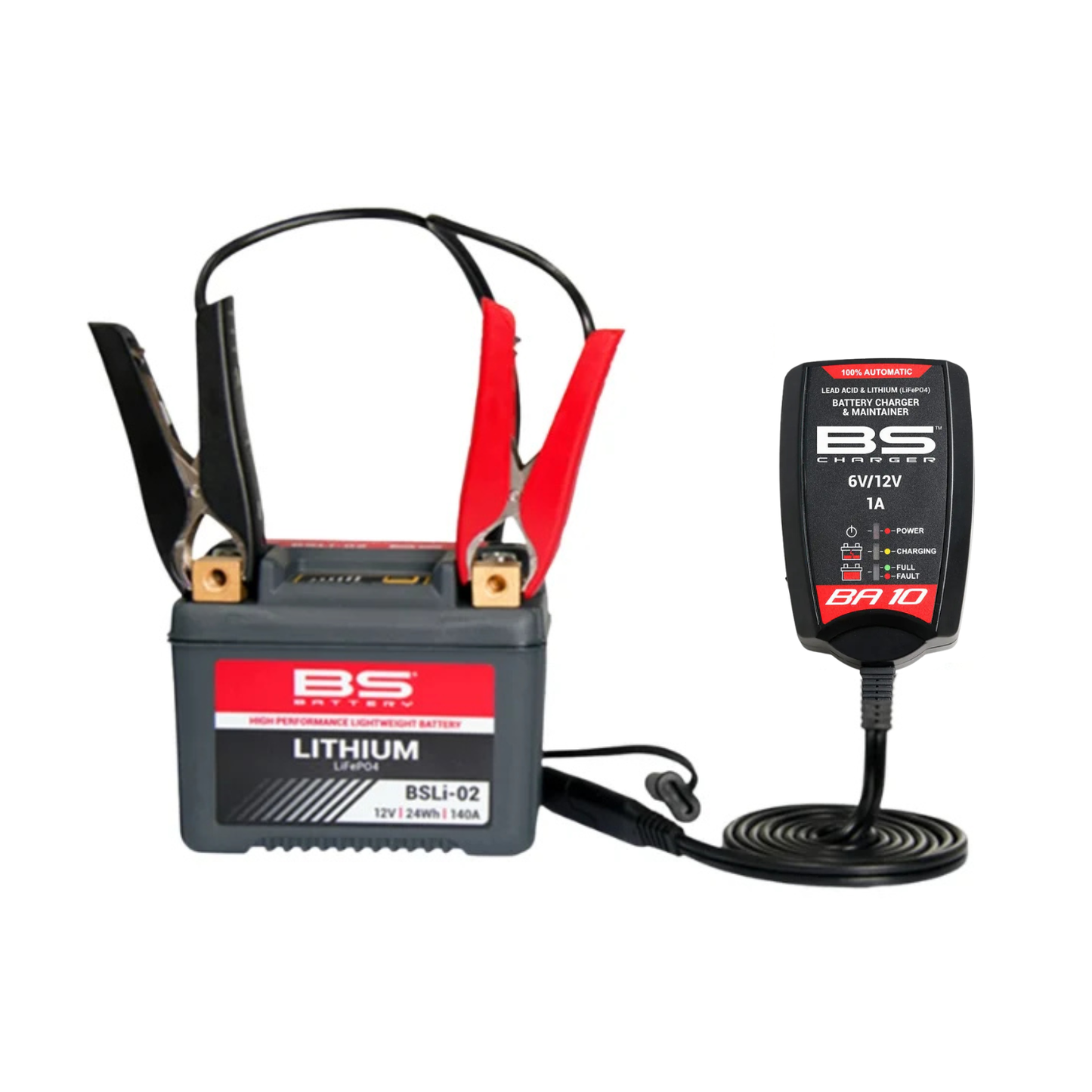 BS BATTERY BA-10 CARGADOR AUTOMÁTICO 6V/12V