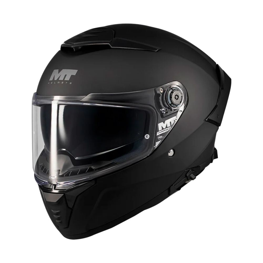 CASCO MT FF118SV THUNDER 4 SV SOLID A1 NEGRO MATE + PINLOCK INCLUIDO