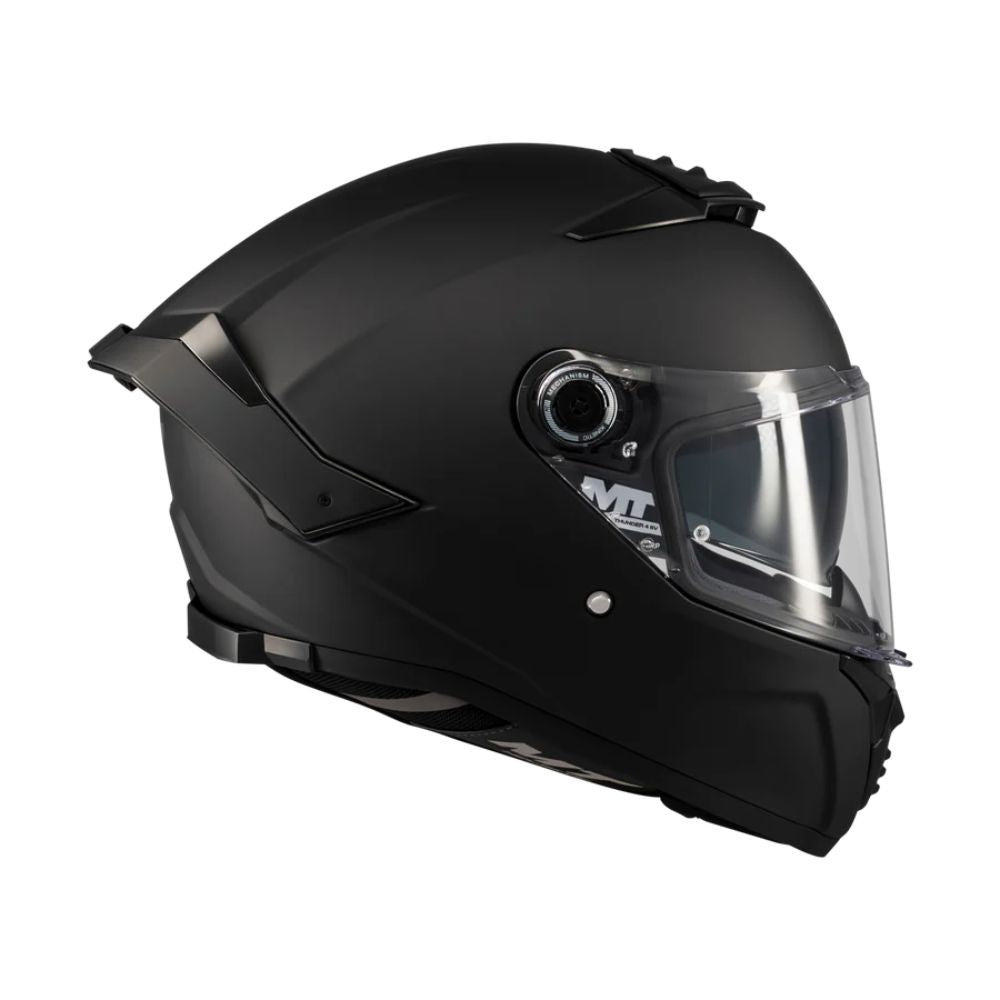 CASCO MT FF118SV THUNDER 4 SV SOLID A1 NEGRO MATE + PINLOCK INCLUIDO