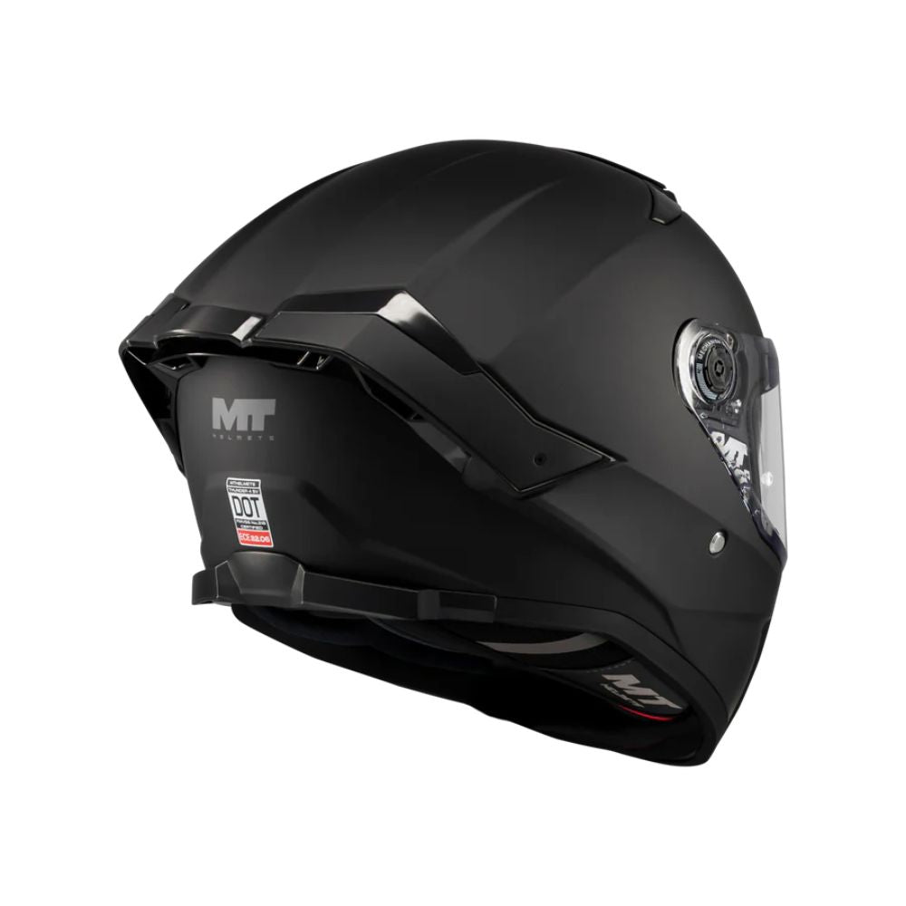 CASCO MT FF118SV THUNDER 4 SV SOLID A1 NEGRO MATE + PINLOCK INCLUIDO