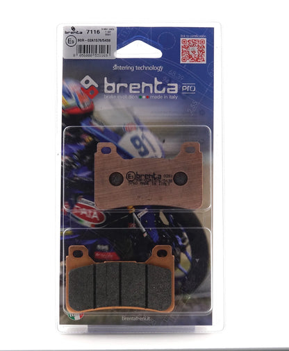 PASTILLA DE FRENO  BRENTA - SINTERIZADA - BR7116