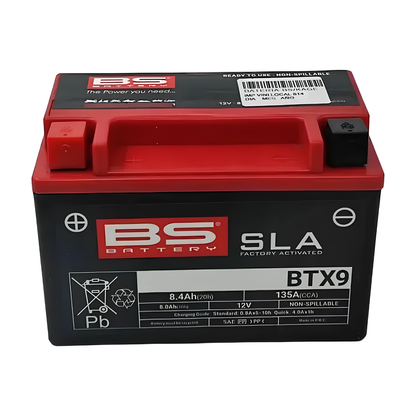 BS BATTERY BTX9 SLA ACTIVADA 12V 8AH