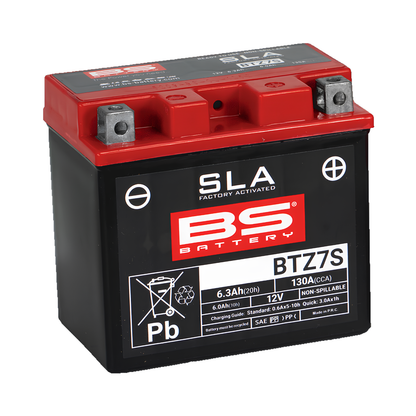 BS BATTERY BTZ7S SLA ACTIVADA 12V 6AH