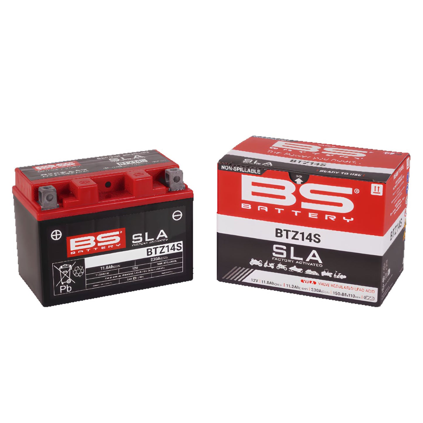 BS BATTERY BTZ14S SLA ACTIVADA 12V 11,8AH