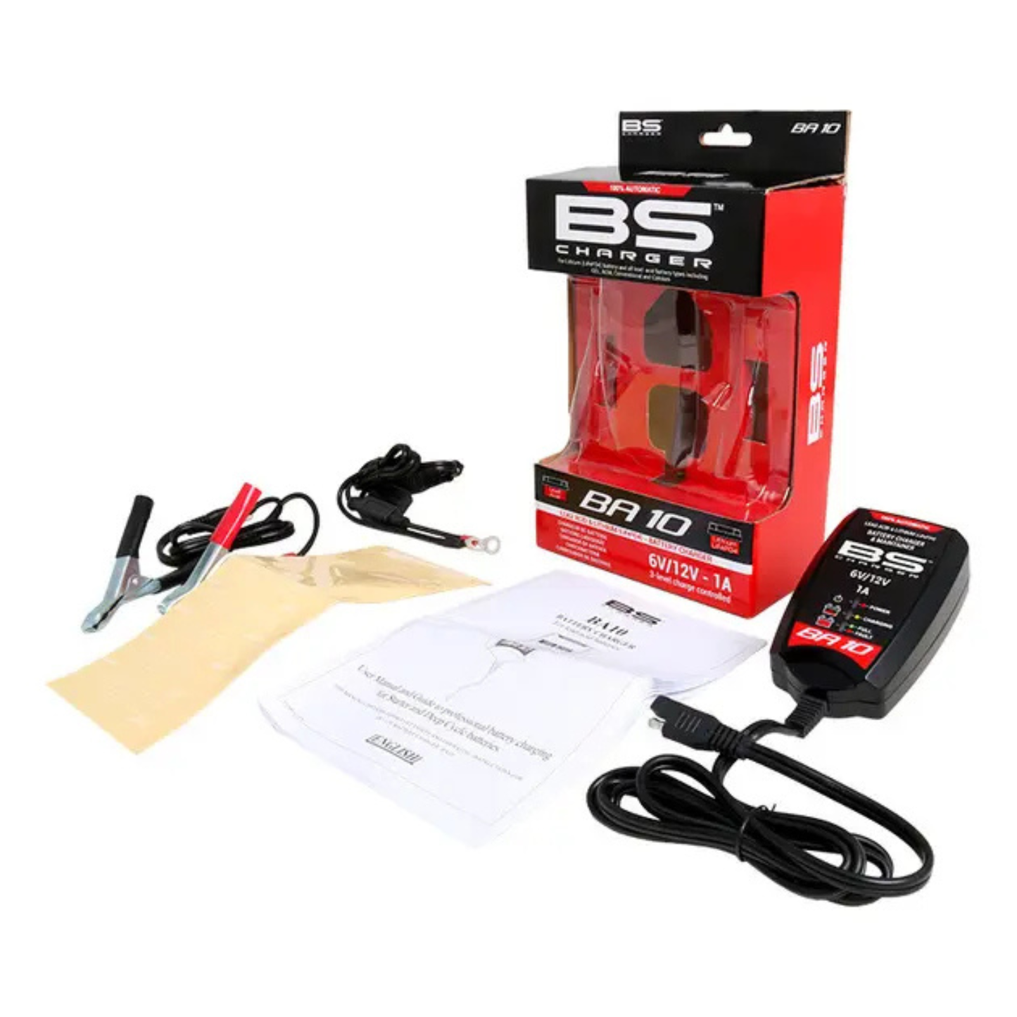 BS BATTERY BA-10 CARGADOR AUTOMÁTICO 6V/12V