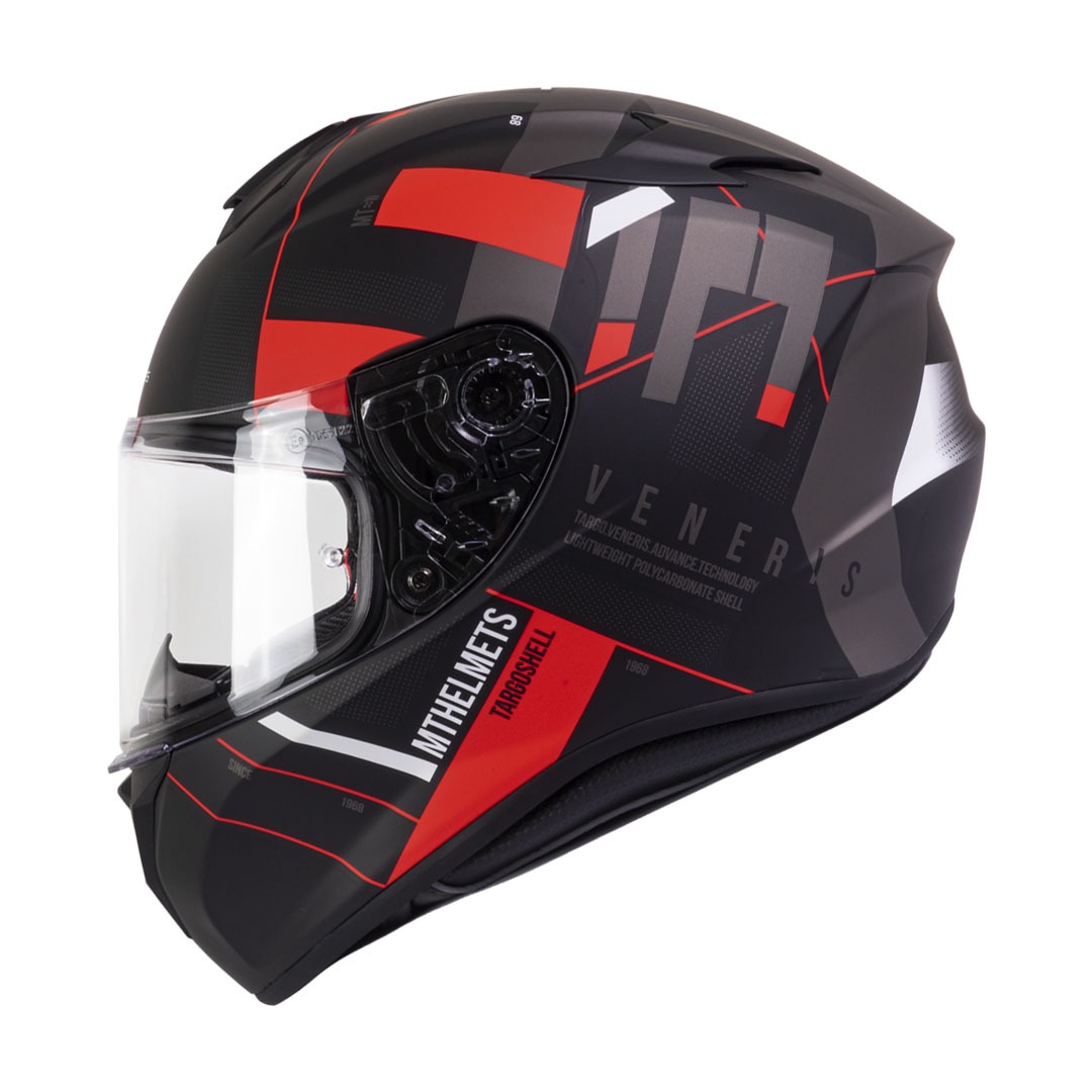 CASCO MT FF106 TARGO VENERIS A4 ROJO MATE