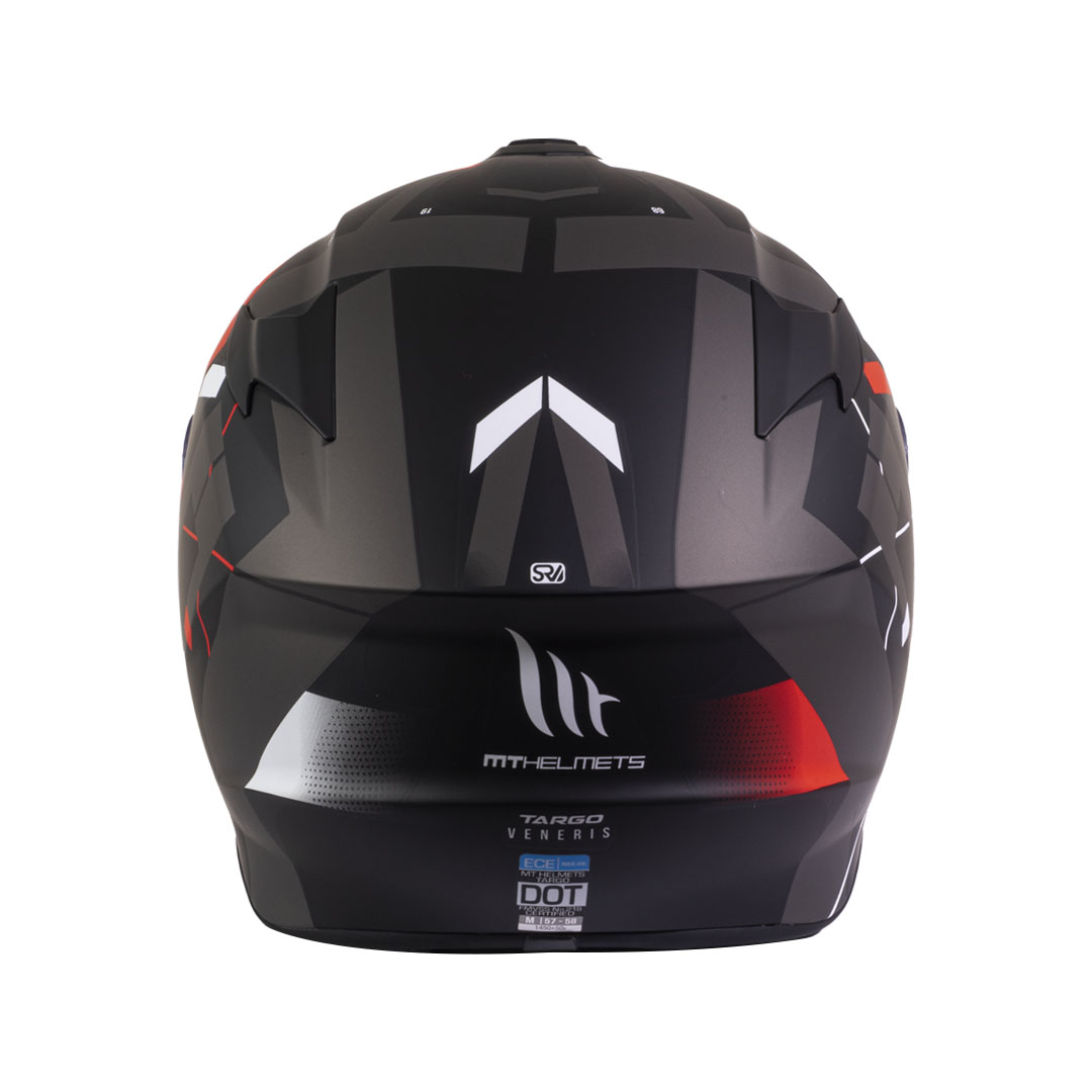 CASCO MT FF106 TARGO VENERIS A4 ROJO MATE