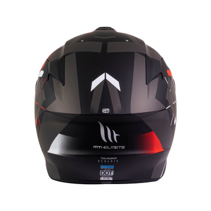 CASCO MT FF106 TARGO VENERIS A4 ROJO MATE