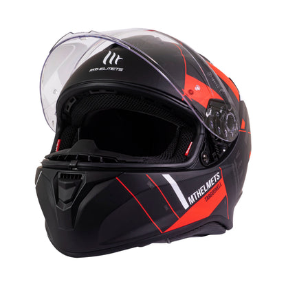 CASCO MT FF106 TARGO VENERIS A4 ROJO MATE
