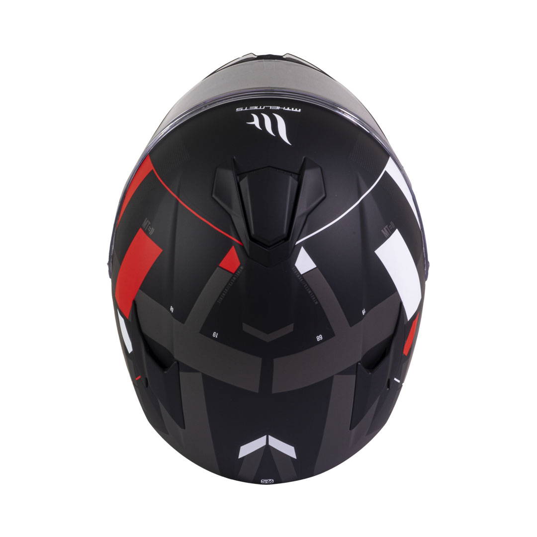 CASCO MT FF106 TARGO VENERIS A4 ROJO MATE