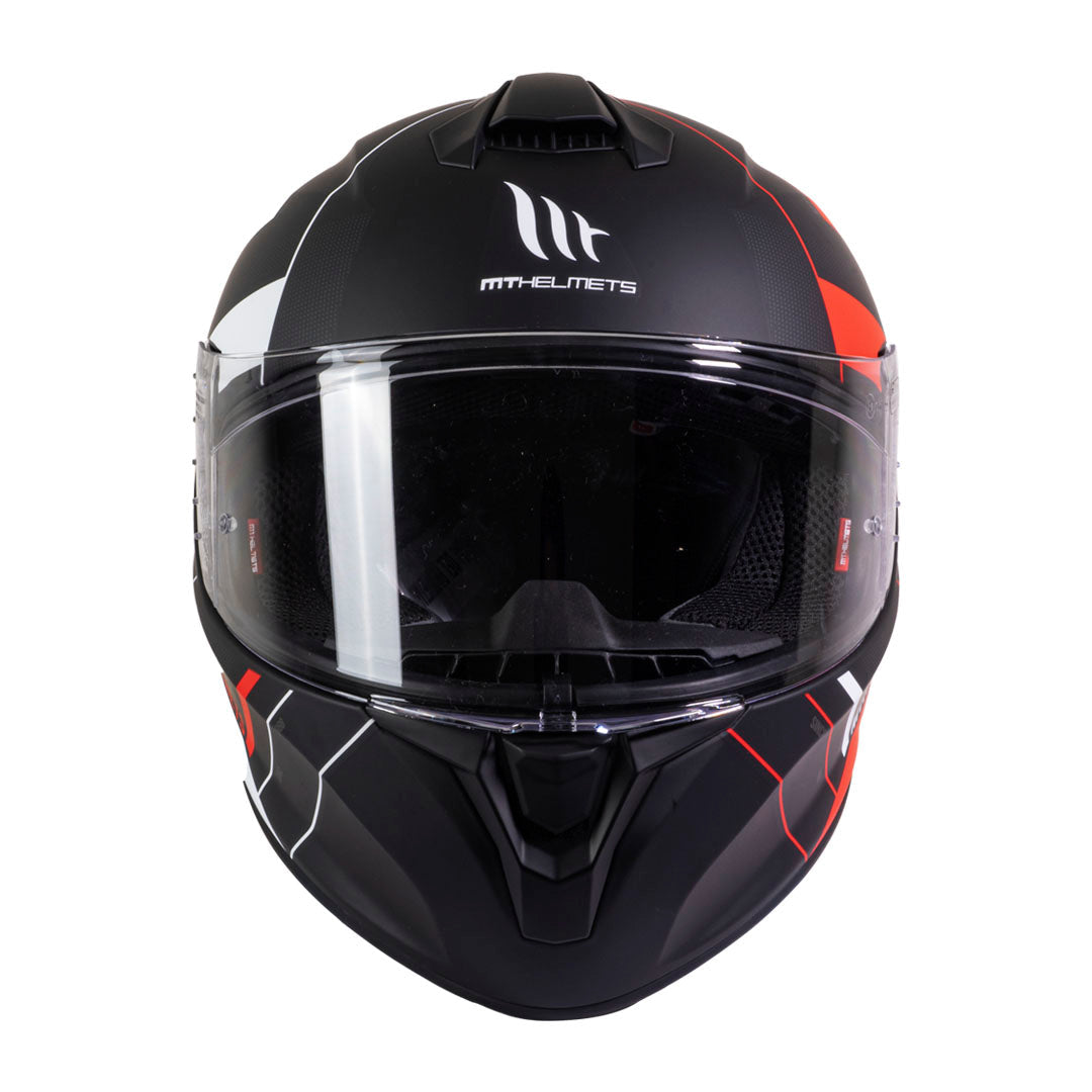 CASCO MT FF106 TARGO VENERIS A4 ROJO MATE