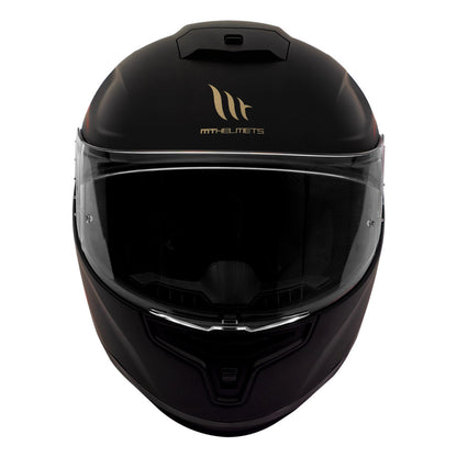 CASCO MT FF118SV THUNDER 4 SV SOLID A1 NEGRO MATE + PINLOCK INCLUIDO