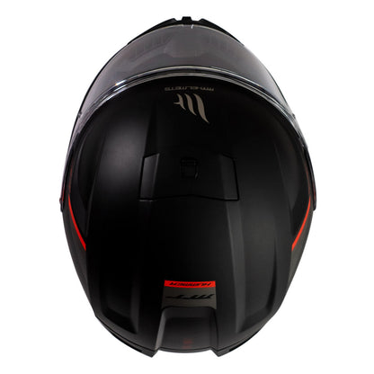 CASCO MT FF118SV THUNDER 4 SV SOLID A1 NEGRO MATE + PINLOCK INCLUIDO