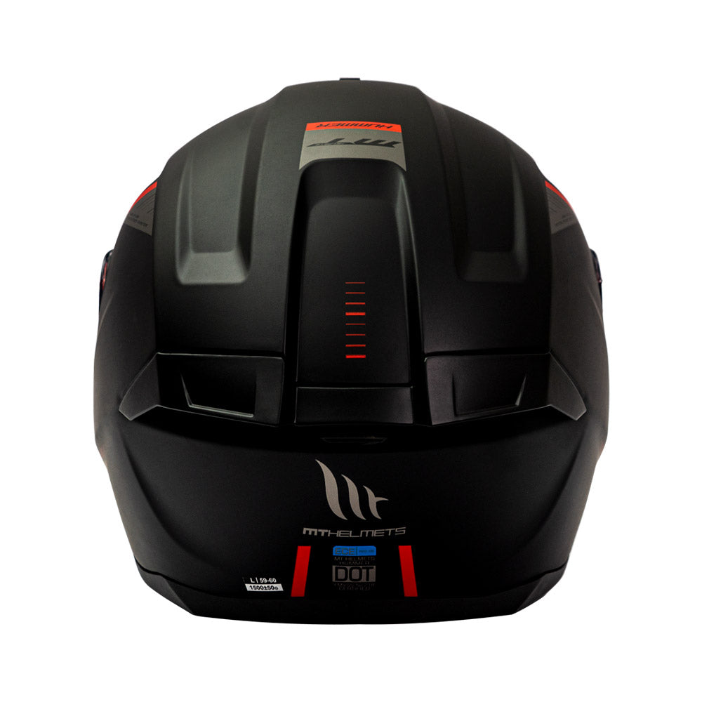 CASCO MT FF118SV THUNDER 4 SV SOLID A1 NEGRO MATE + PINLOCK INCLUIDO
