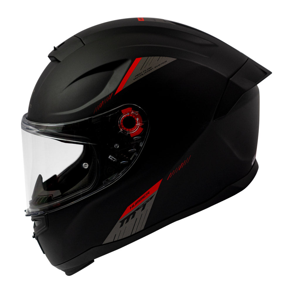 CASCO MT FF118SV THUNDER 4 SV SOLID A1 NEGRO MATE + PINLOCK INCLUIDO