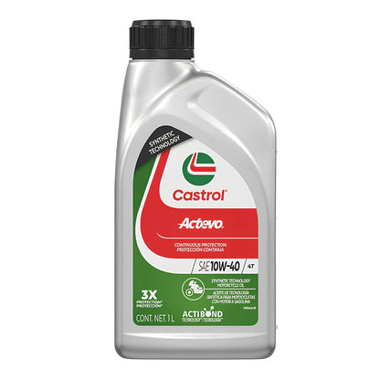 ACEITE CASTROL ACTEVO SEMI SINTÉTICO 10W-40 1 LITRO