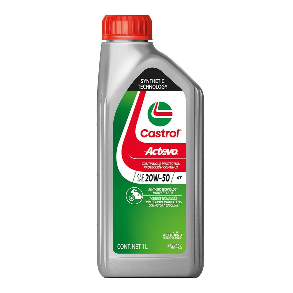 ACEITE CASTROL ACTEVO SEMI SINTÉTICO 20W-50 1L