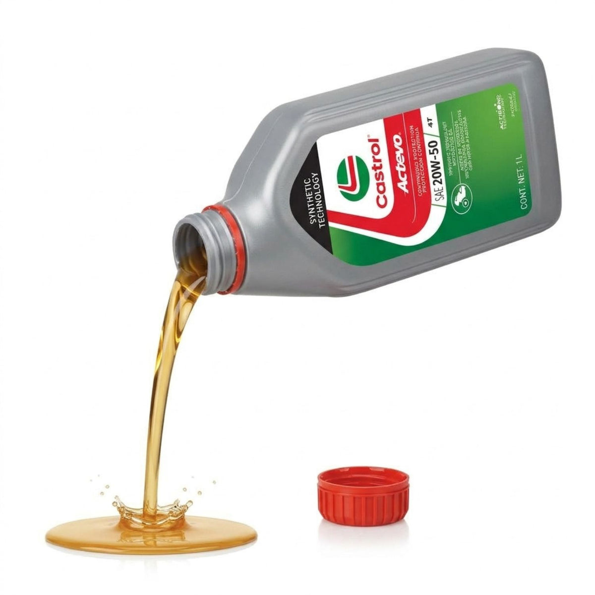 ACEITE CASTROL ACTEVO SEMI SINTÉTICO 20W-50 1L
