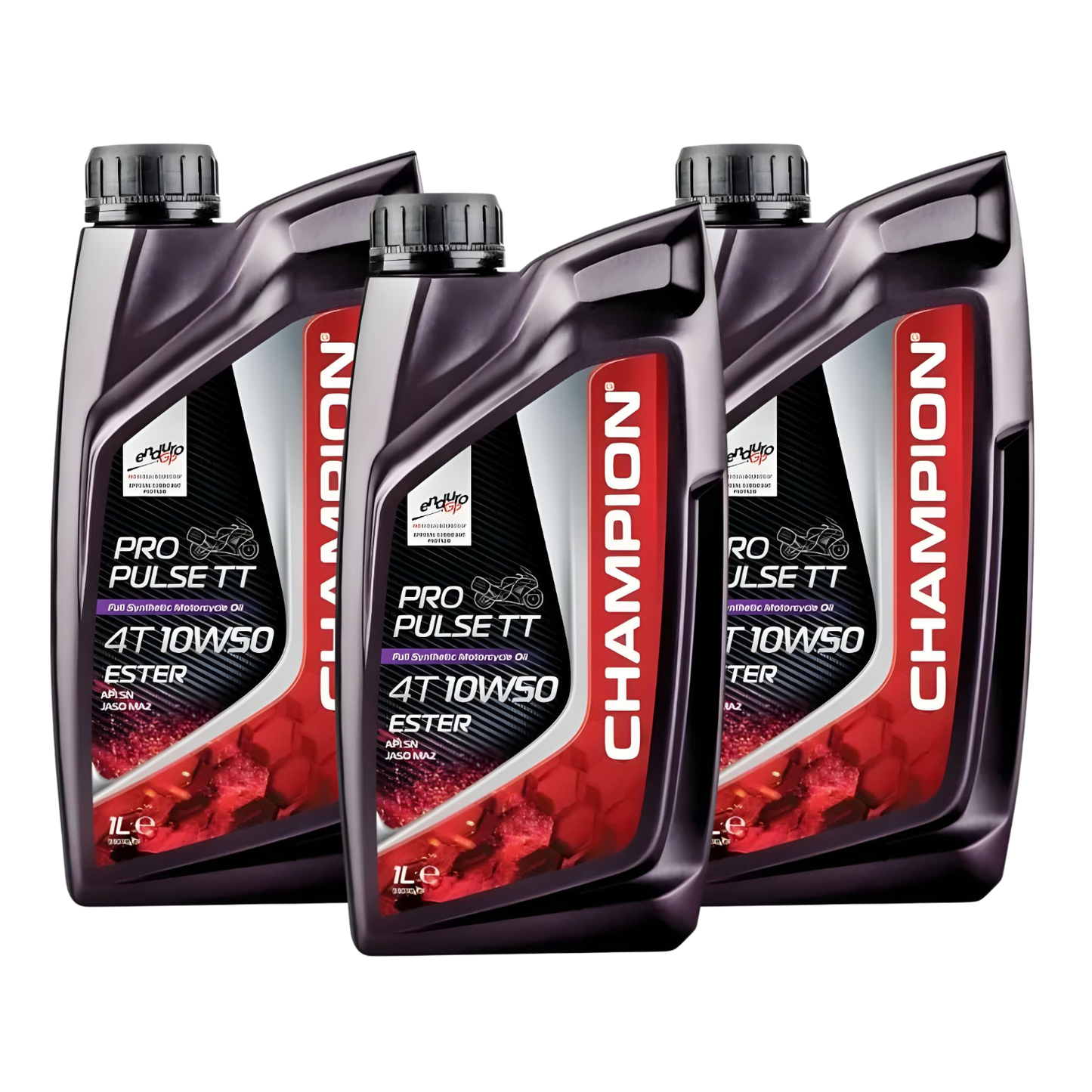 PACK 3 ACEITES CHAMPION PROPULSE FULL SINTÉTICO 10W50 1 LITRO