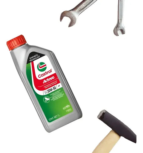 ACEITE CASTROL ACTEVO SEMI SINTÉTICO 20W-50 1L