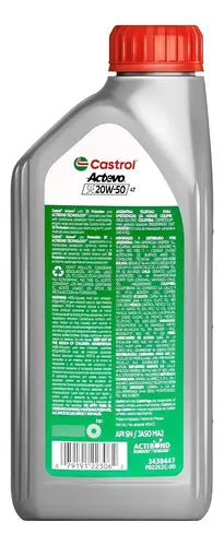 ACEITE CASTROL ACTEVO SEMI SINTÉTICO 20W-50 1L