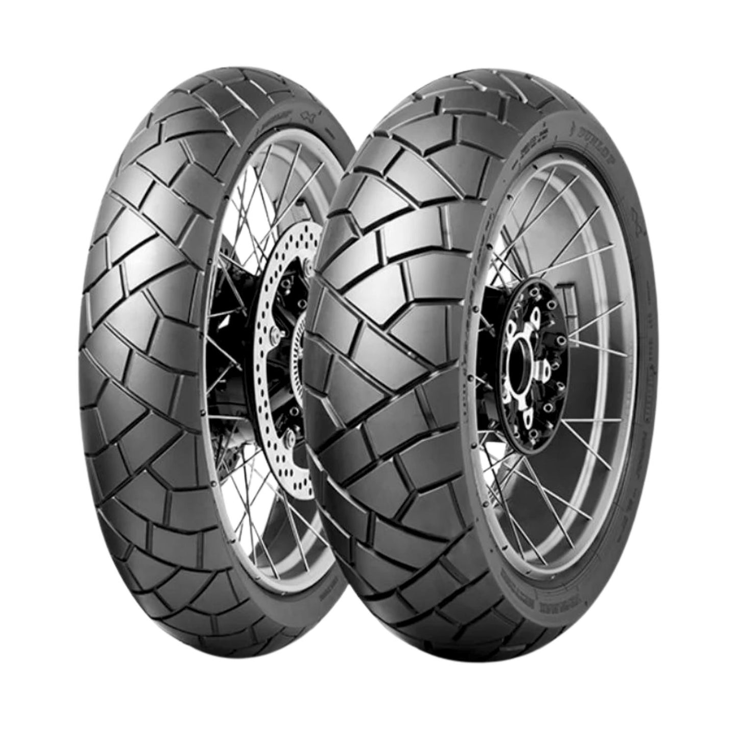 Imagen 1: Dunlop Trailmax Mixtour Pareja Neumáticos Adventure Mixtos Vista Frontal