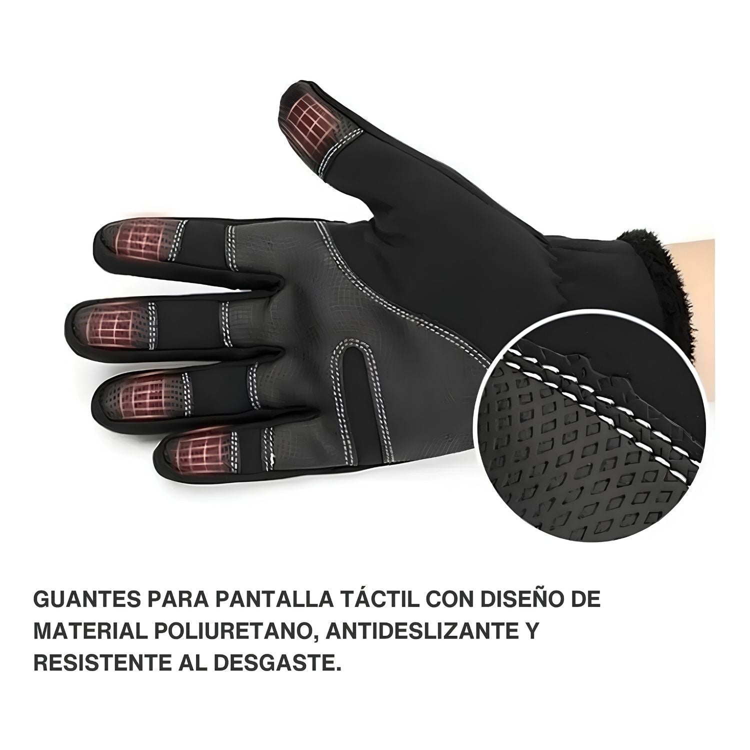 GUANTES PARA MOTO IMPERMEABLES TÉRMICOS PANTALLA TÁCTIL