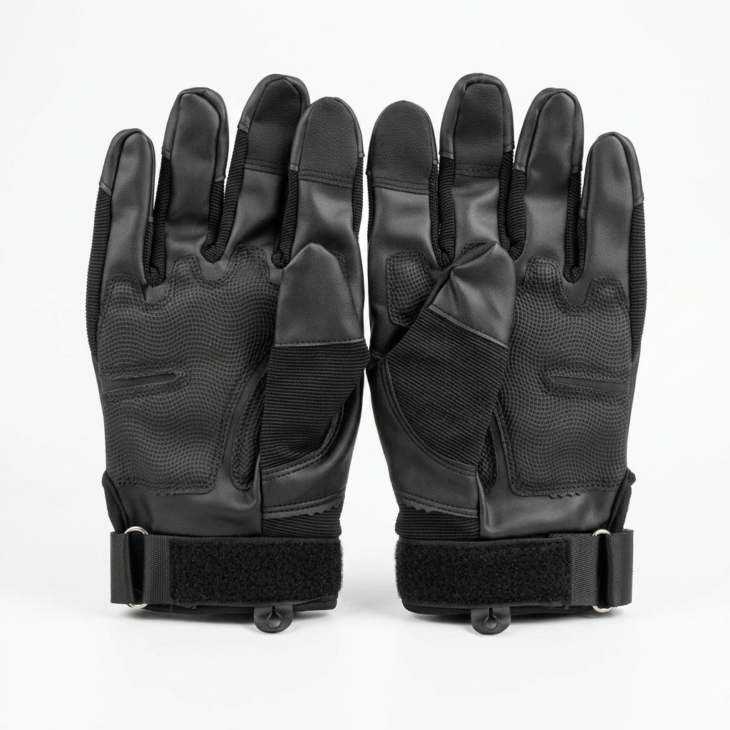 GUANTE PARA MOTO CUERO CON PROTECCION