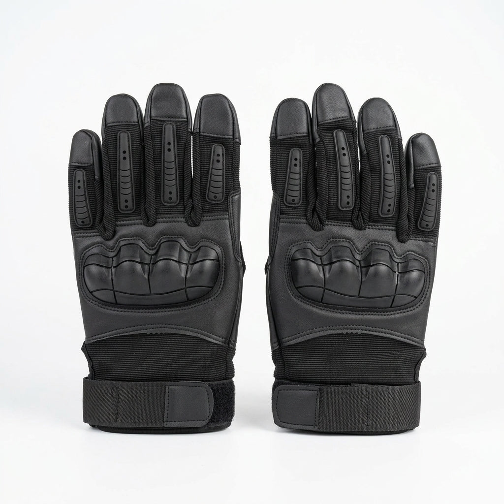 GUANTE PARA MOTO CUERO CON PROTECCION