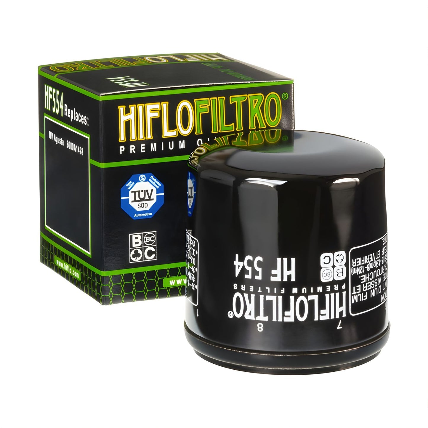 FILTRO DE ACEITE HF554 MV AGUSTA F4 BRUTALE HIFLOFILTRO
