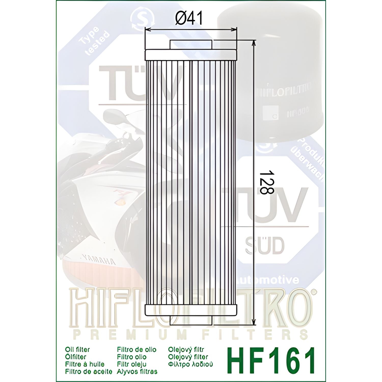 FILTRO DE ACEITE – HF161 – HIFLOFILTRO – BETA -BMW R80