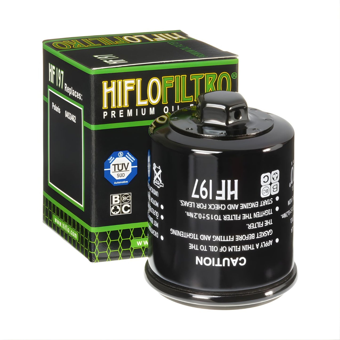 FILTRO DE ACEITE – HF197 – HIFLOFILTRO – HYOSUNG GD250