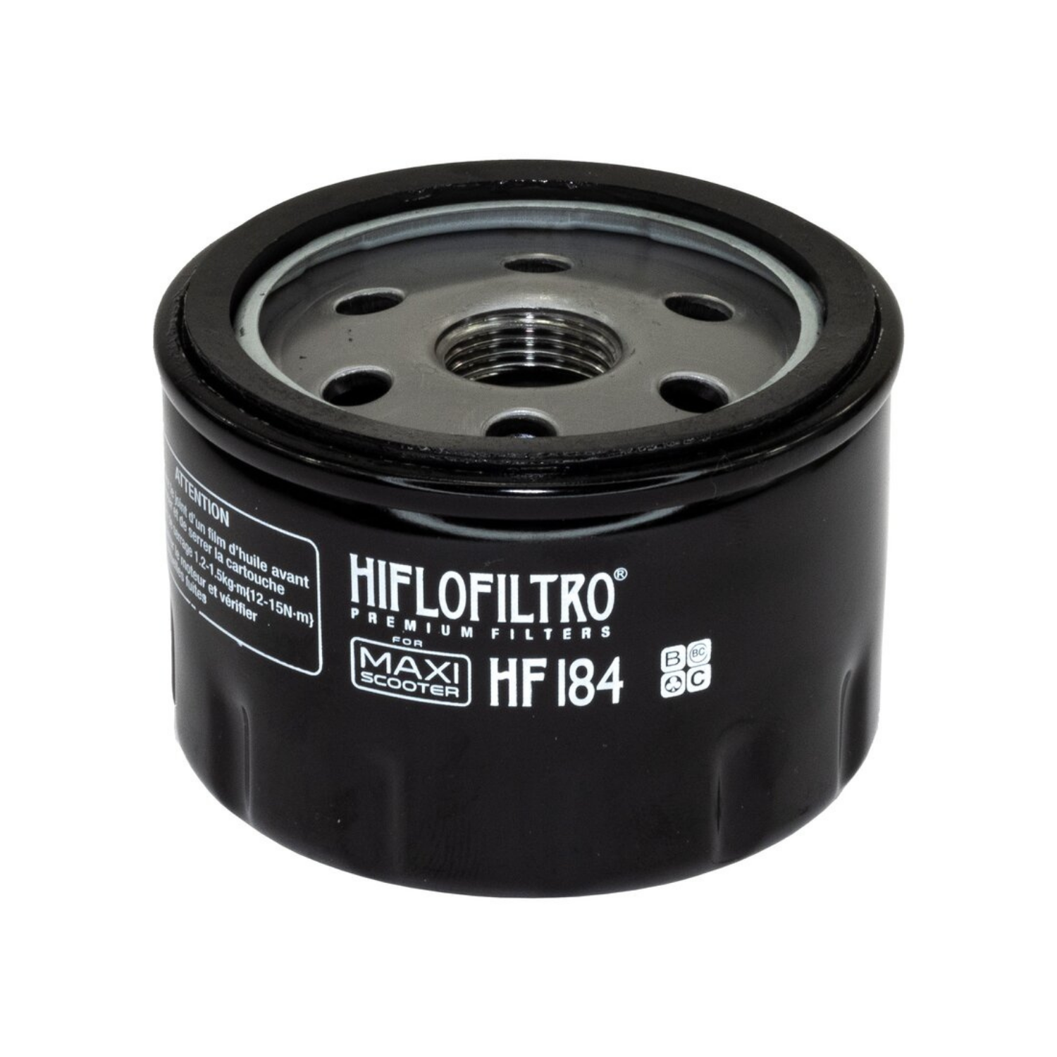 FILTRO DE ACEITE  PIAGGIO HIFLOFILTRO HF184