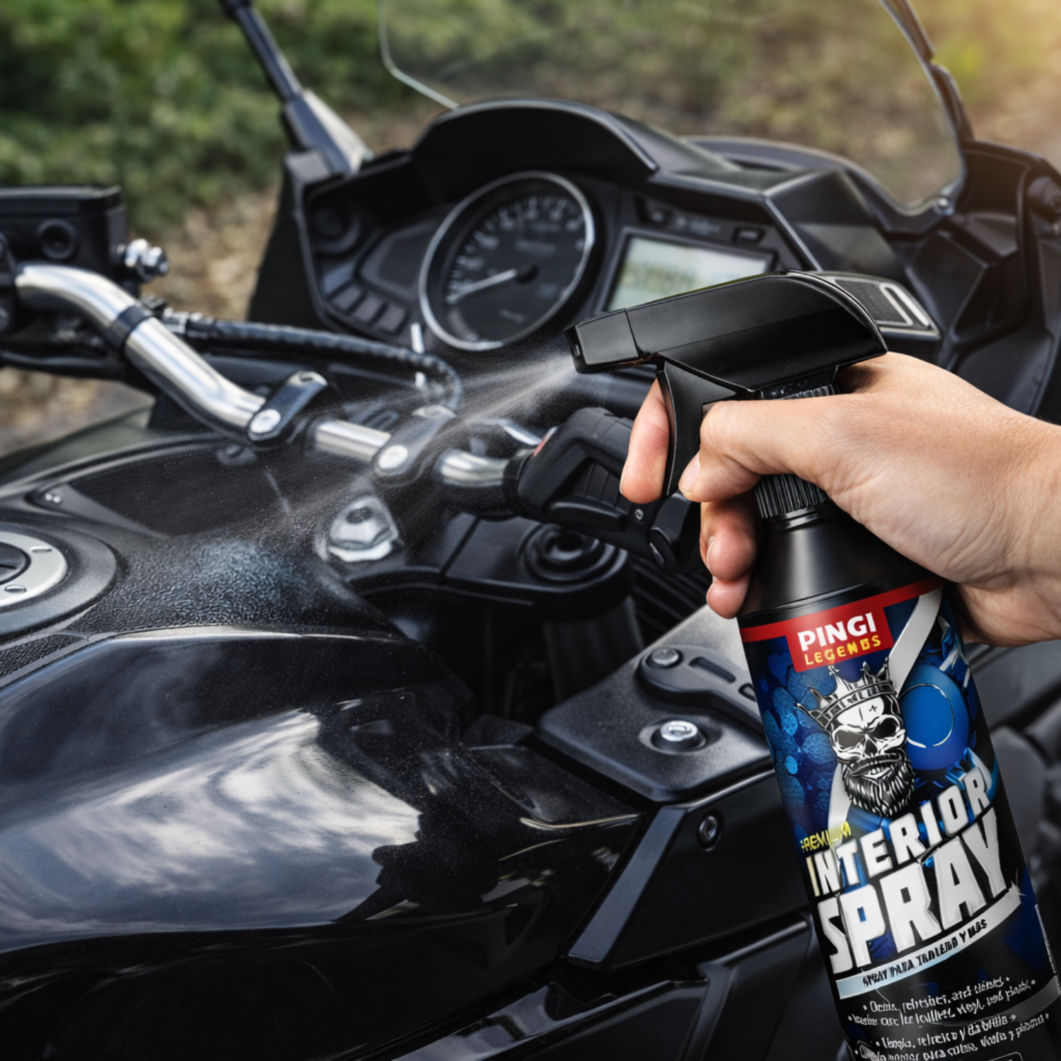 Spray abrillantador
