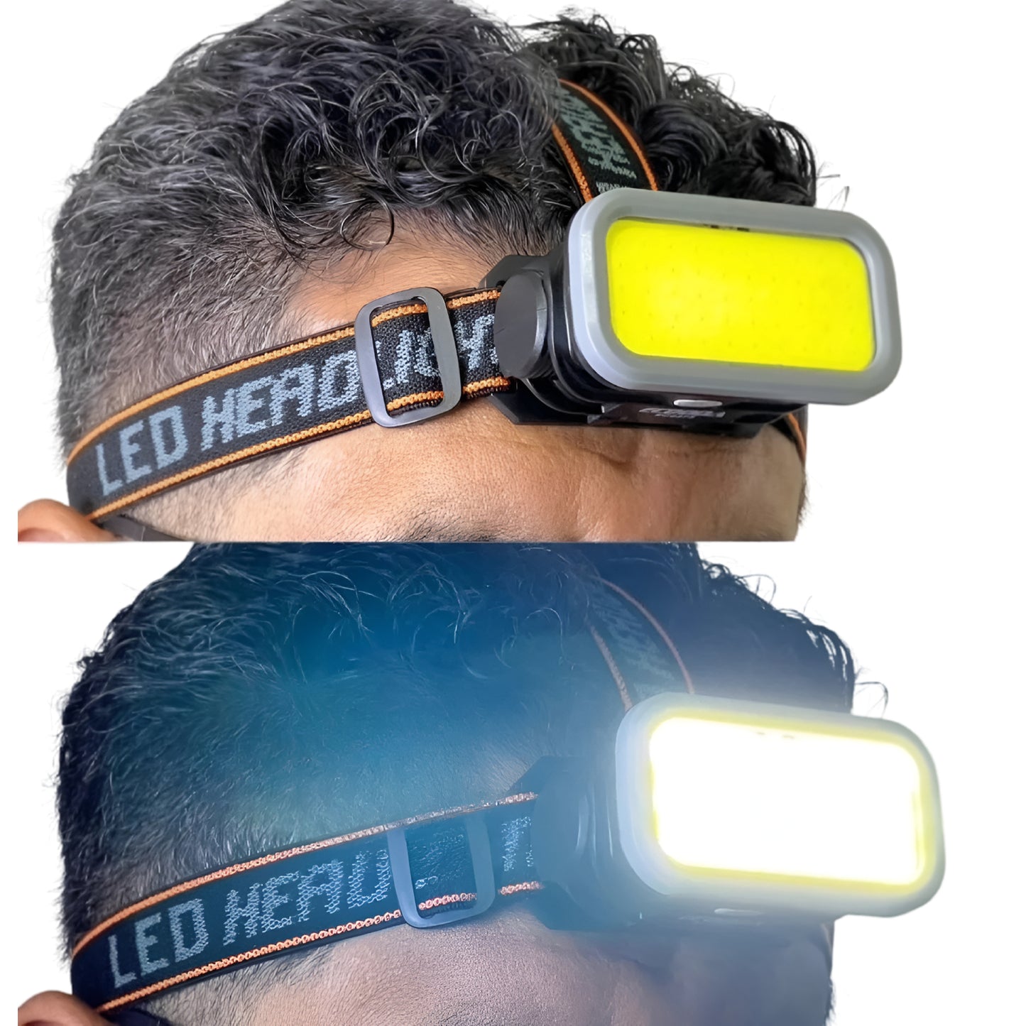 LINTERNA LED DE CABEZA RECARGABLE