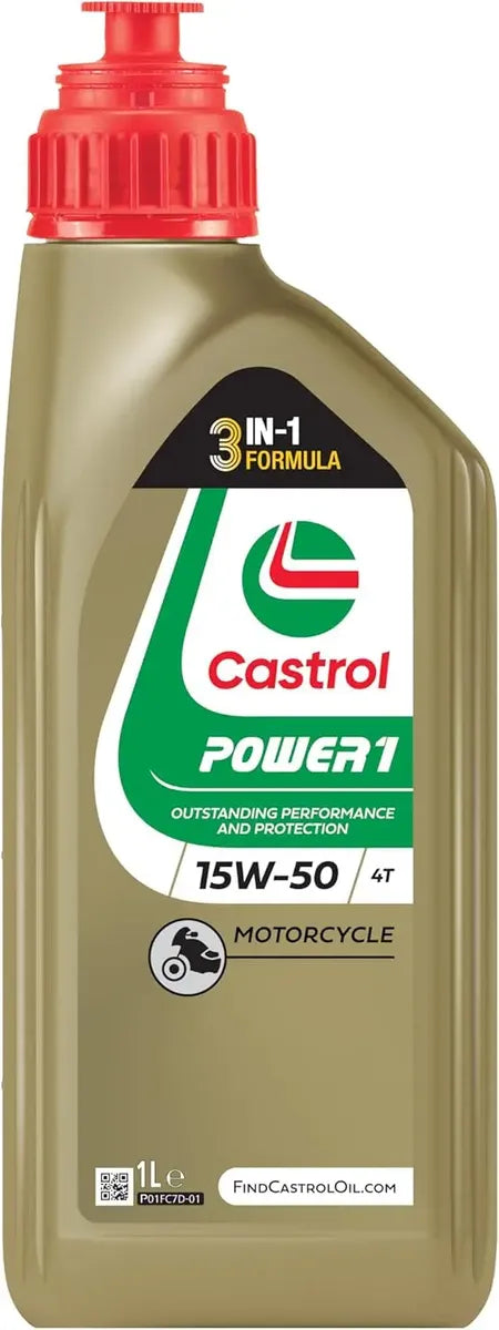 CASTROL POWER 1 SEMI-SINTETICO 15W-50 4T 1LT
