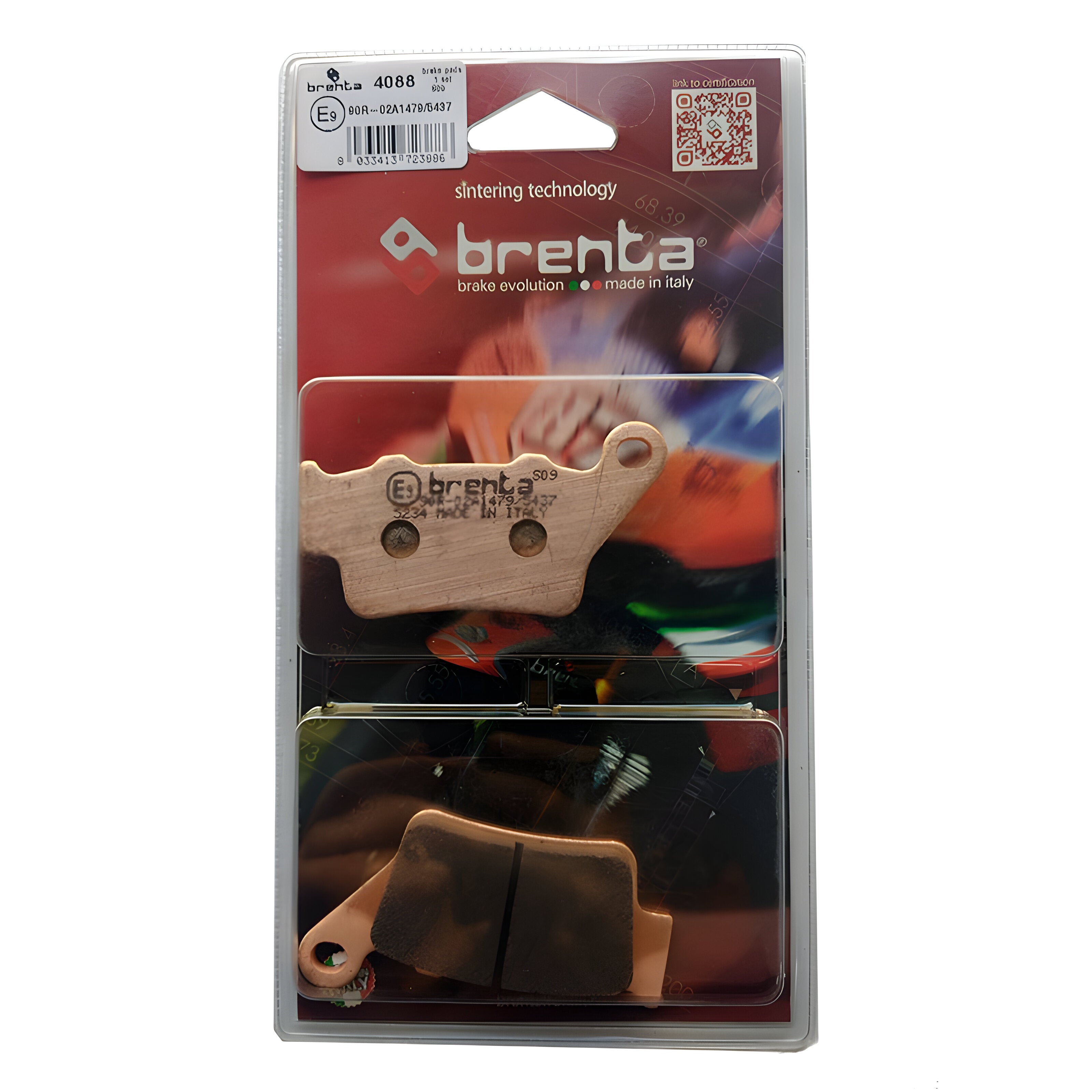 Pastilla de Freno – BMW F800GS – Trasera – Sinterizada – Brenta – BR4088
