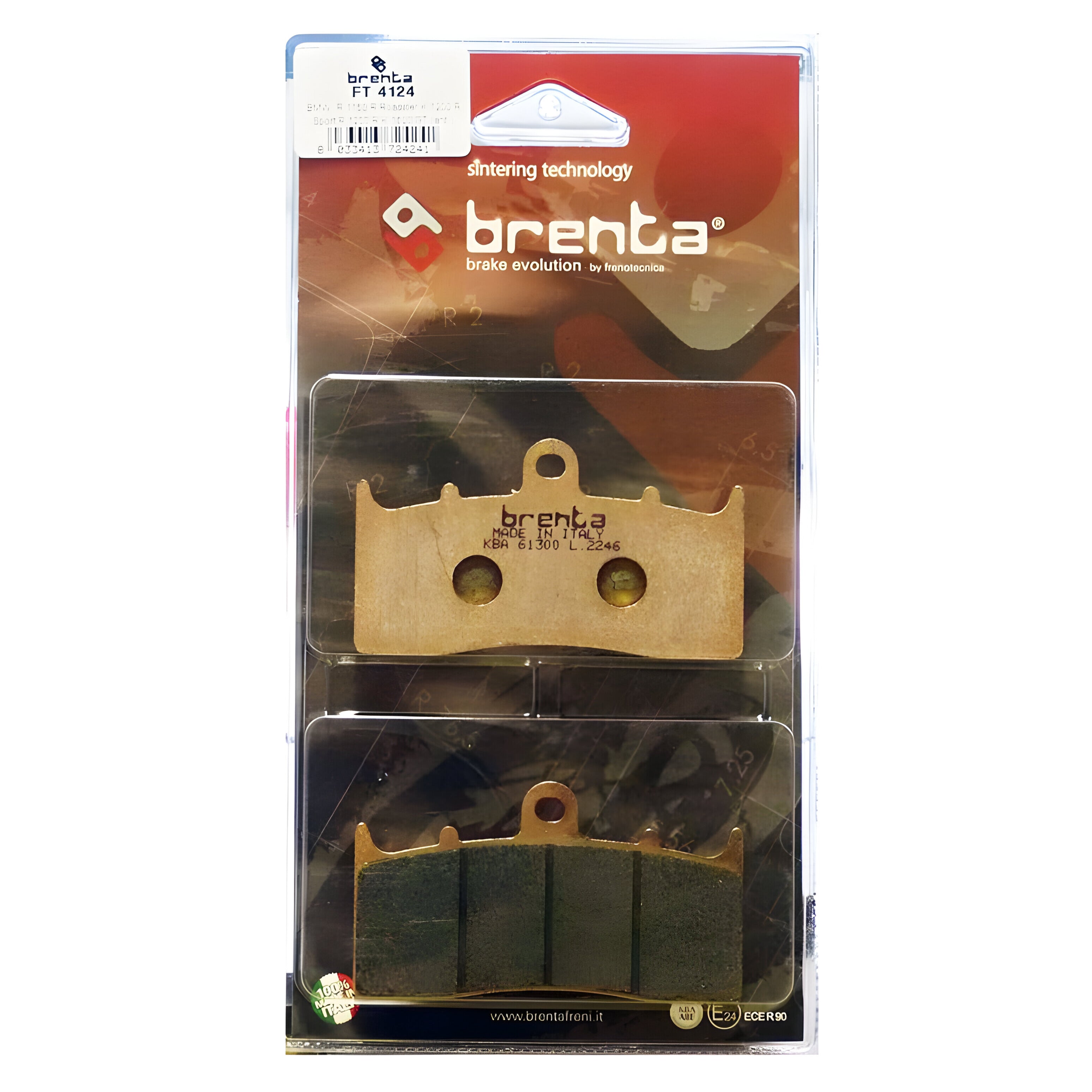 Pastilla de Freno – BMW R1150R – Delantera – Sinterizada – BR4124