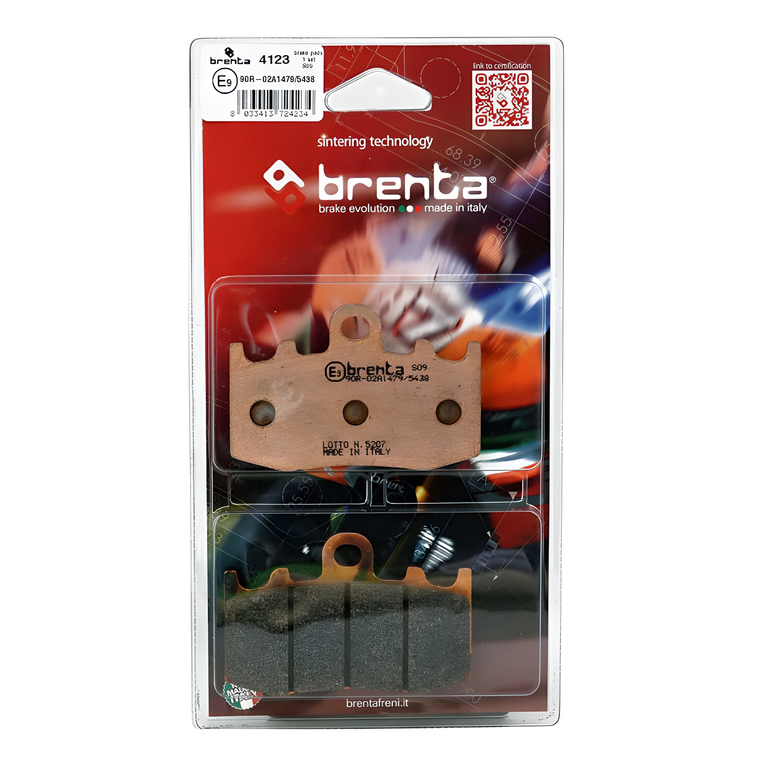 Pastilla de Freno – BMW R1200GS – Delantera – Sinterizada – BR4123