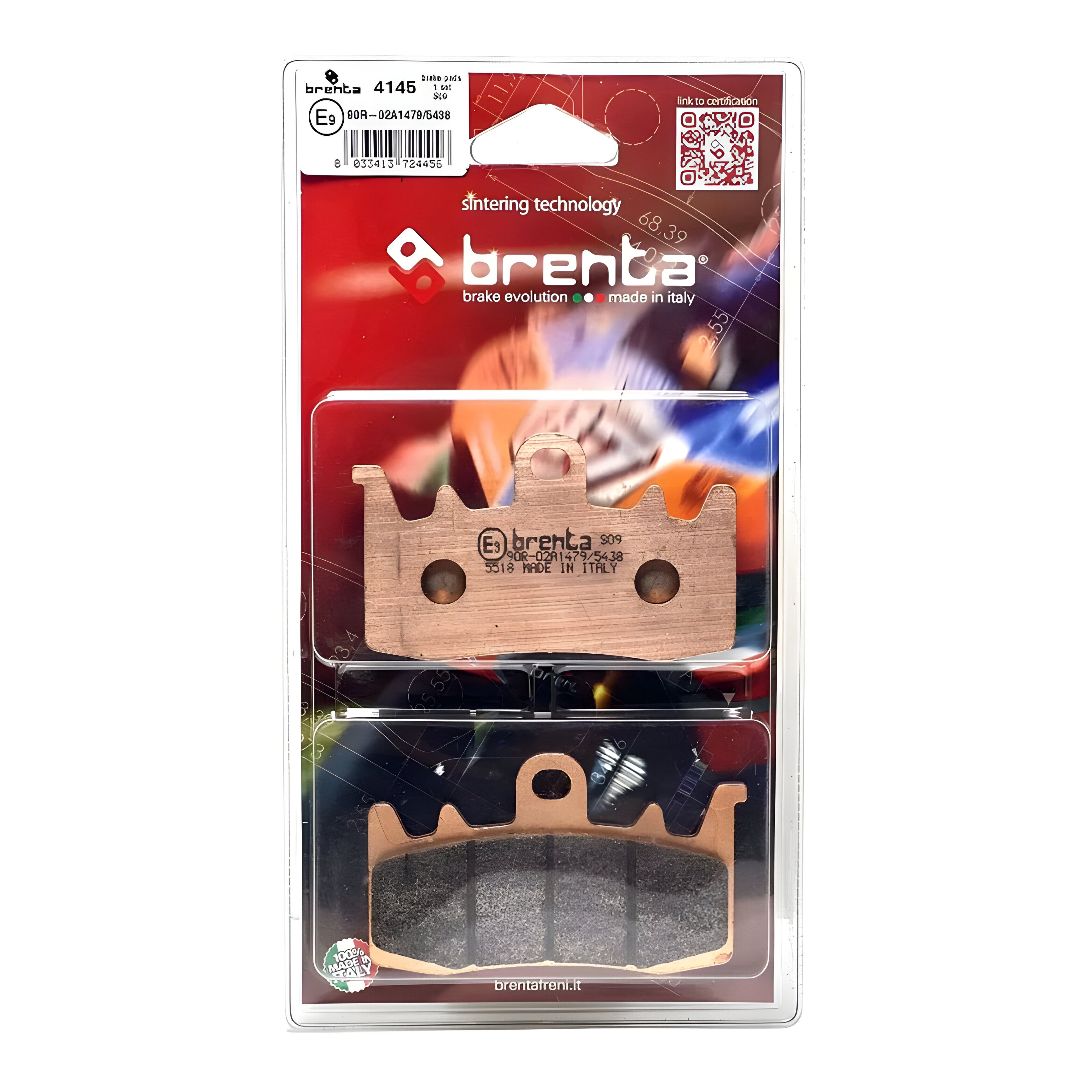 Pastilla de Freno – BMW R1200R Adv. – Delantera – Sinterizada – BR4145
