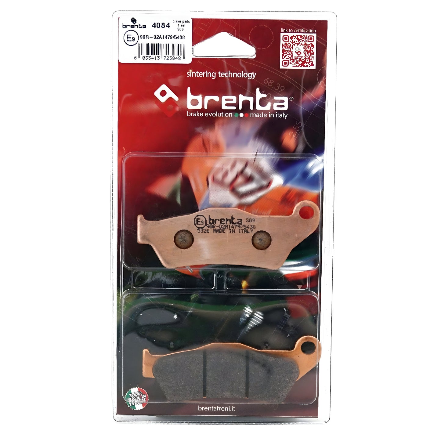 PASTILLA DE FRENO ITALIANA TRASERO BMW R1200 GS SINTERIZADO