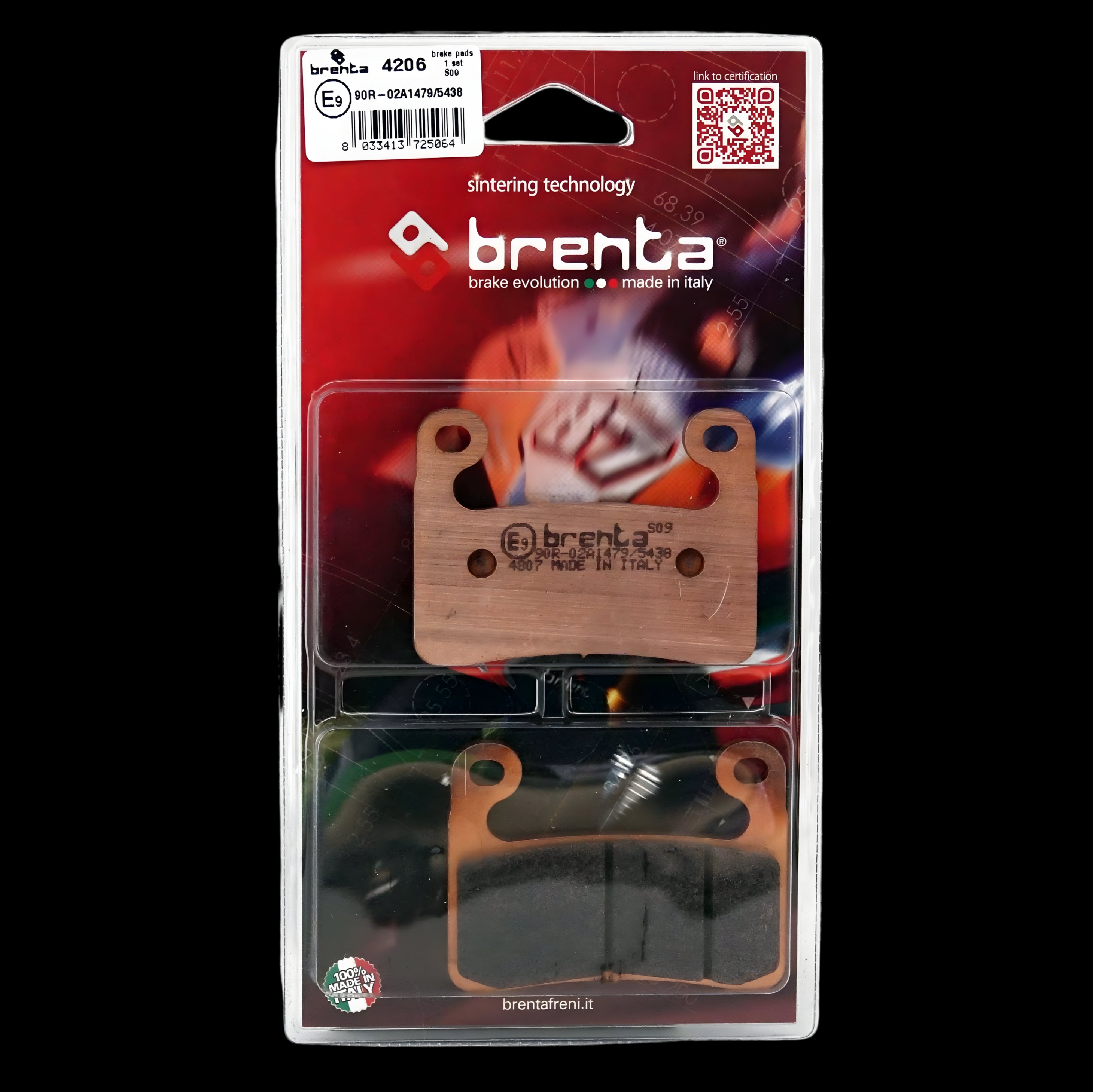 Pastilla de Freno – BMW R1250 GS – Delantera – Sinterizada – Brenta – BR4206