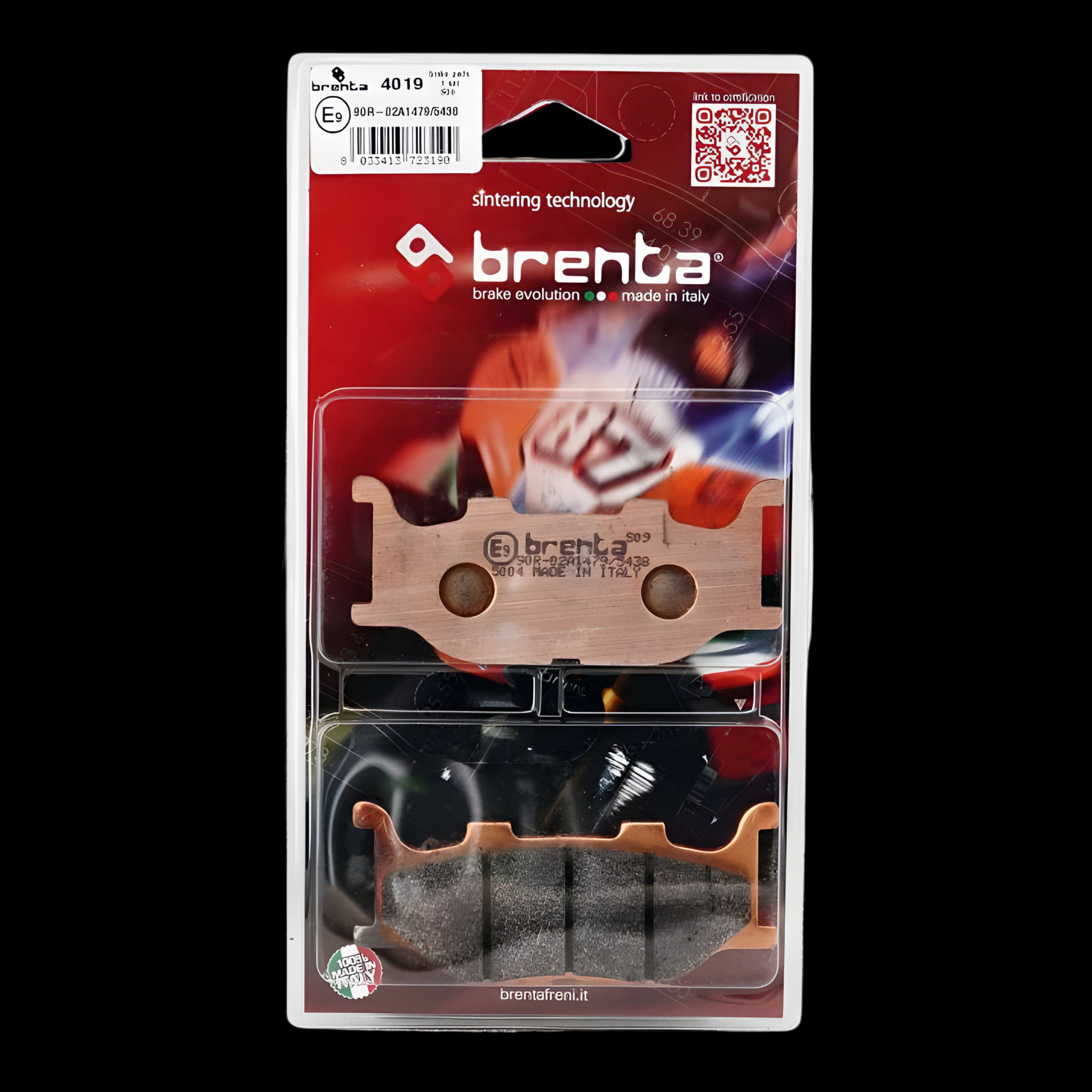 Pastilla de Freno – Delantera – Sinterizada – Brenta – BR4019