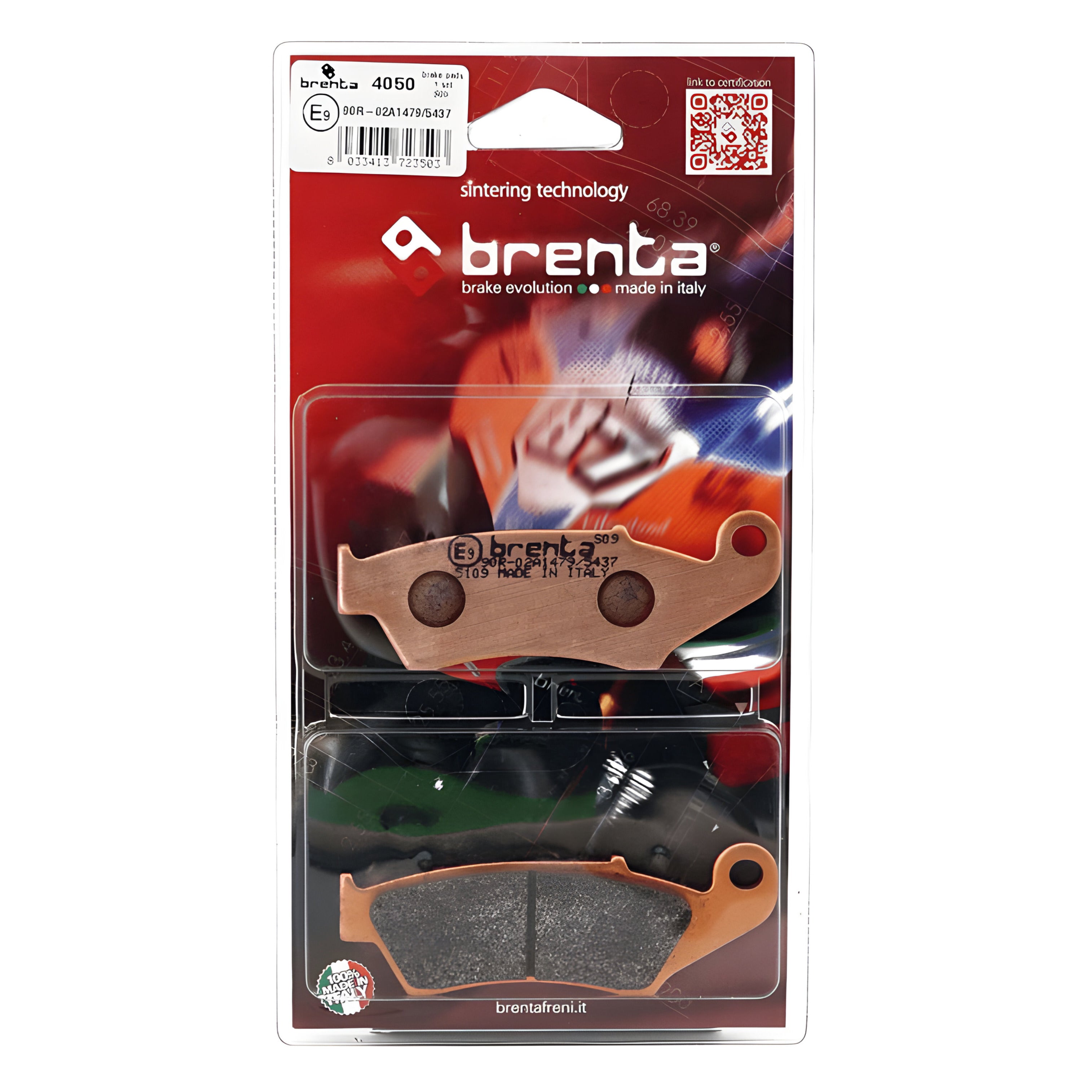 Pastilla de Freno – Honda Falcon – Tornado XR250 – Del – Sinterizada – BR4050
