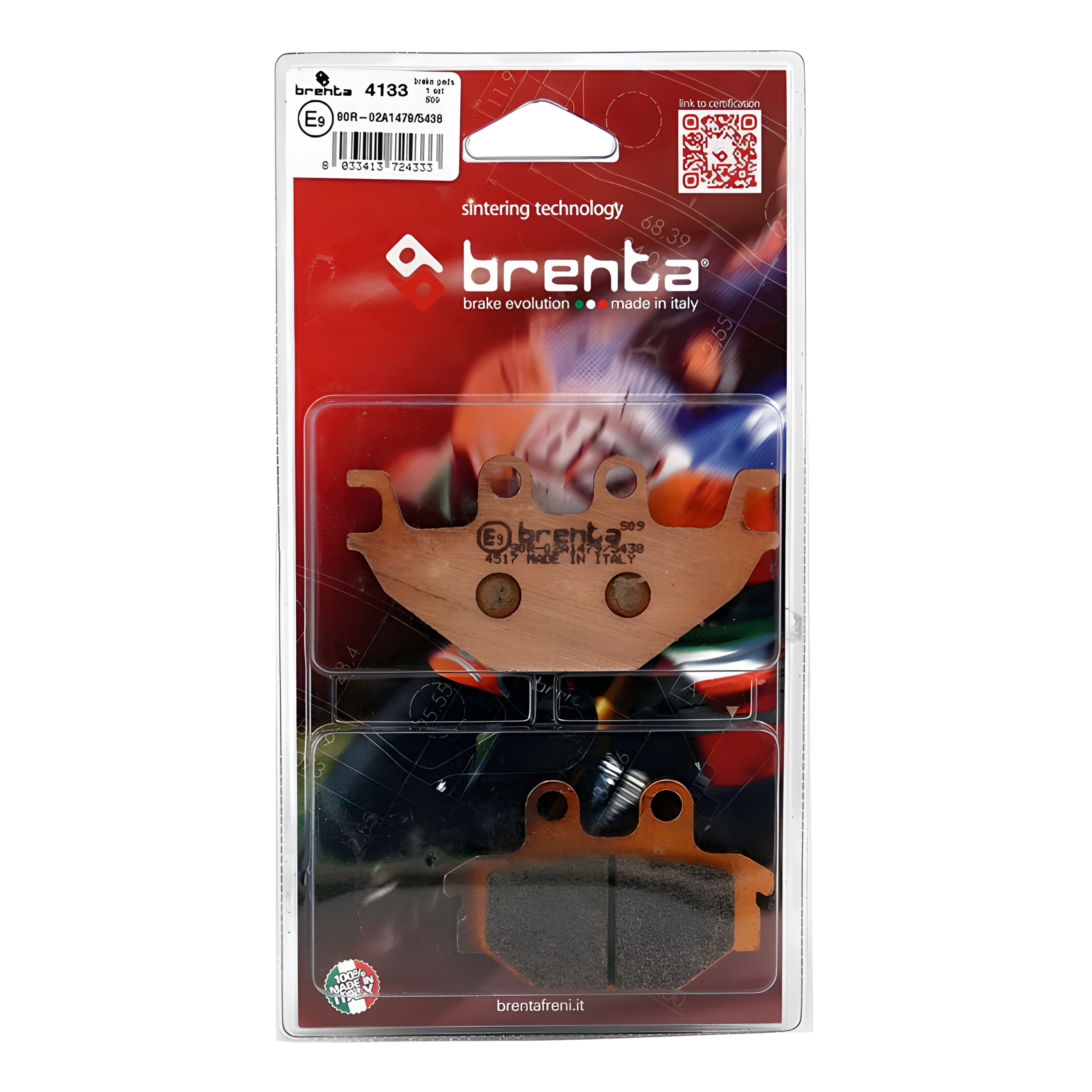 Pastilla de Freno – Indian Scout – Trasera – Sinterizada – BR4133