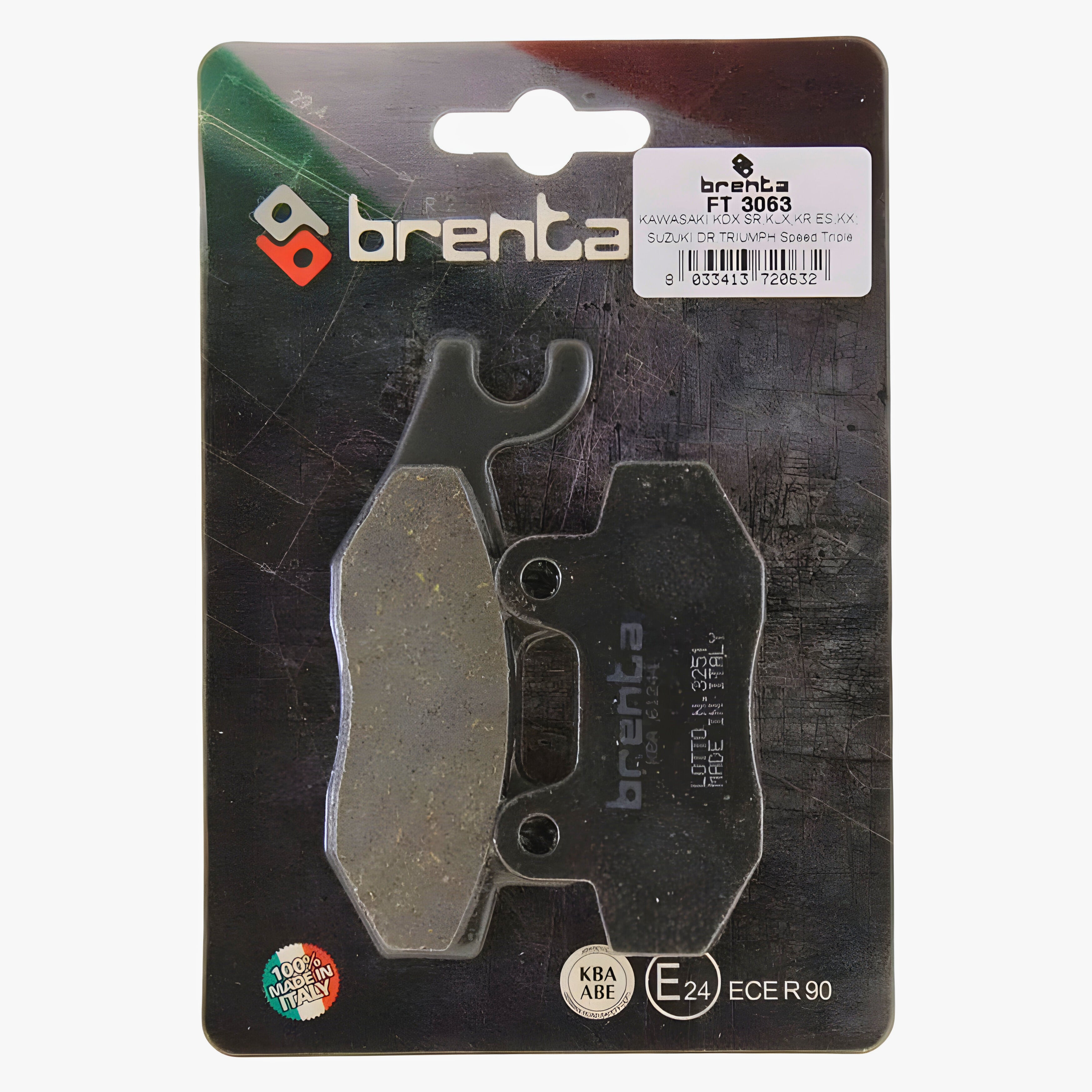 Pastilla de Freno – Kawasaki KLR650 – Delantera – Orgánica – BR3063