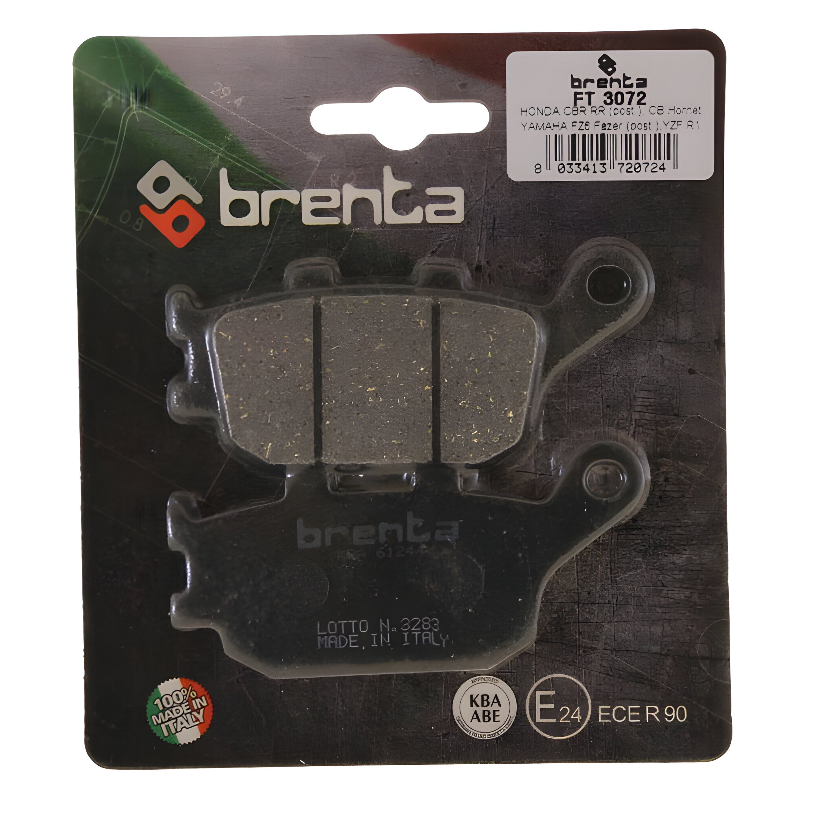 Pastilla de Freno – Orgánica – Suzuki V-Strom 250 – Trasera – BR3072 – Brenta