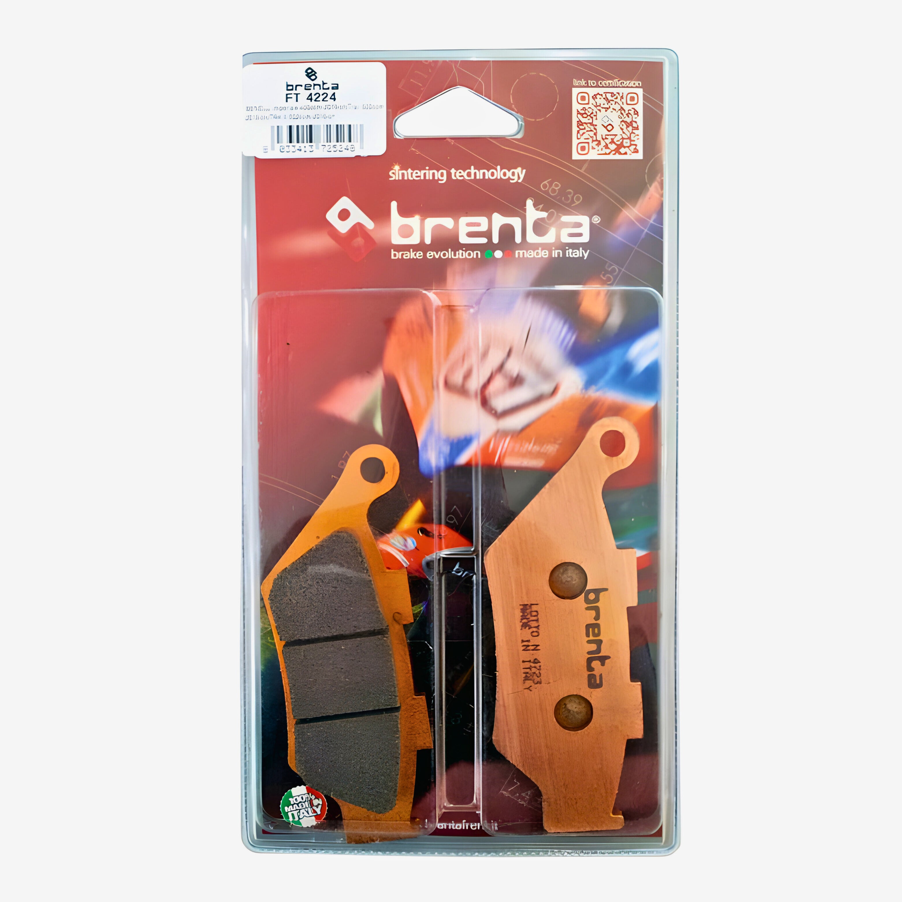 Pastilla de Freno – Sinterizada – Benelli TRK502X – Del – BR4224 – Brenta