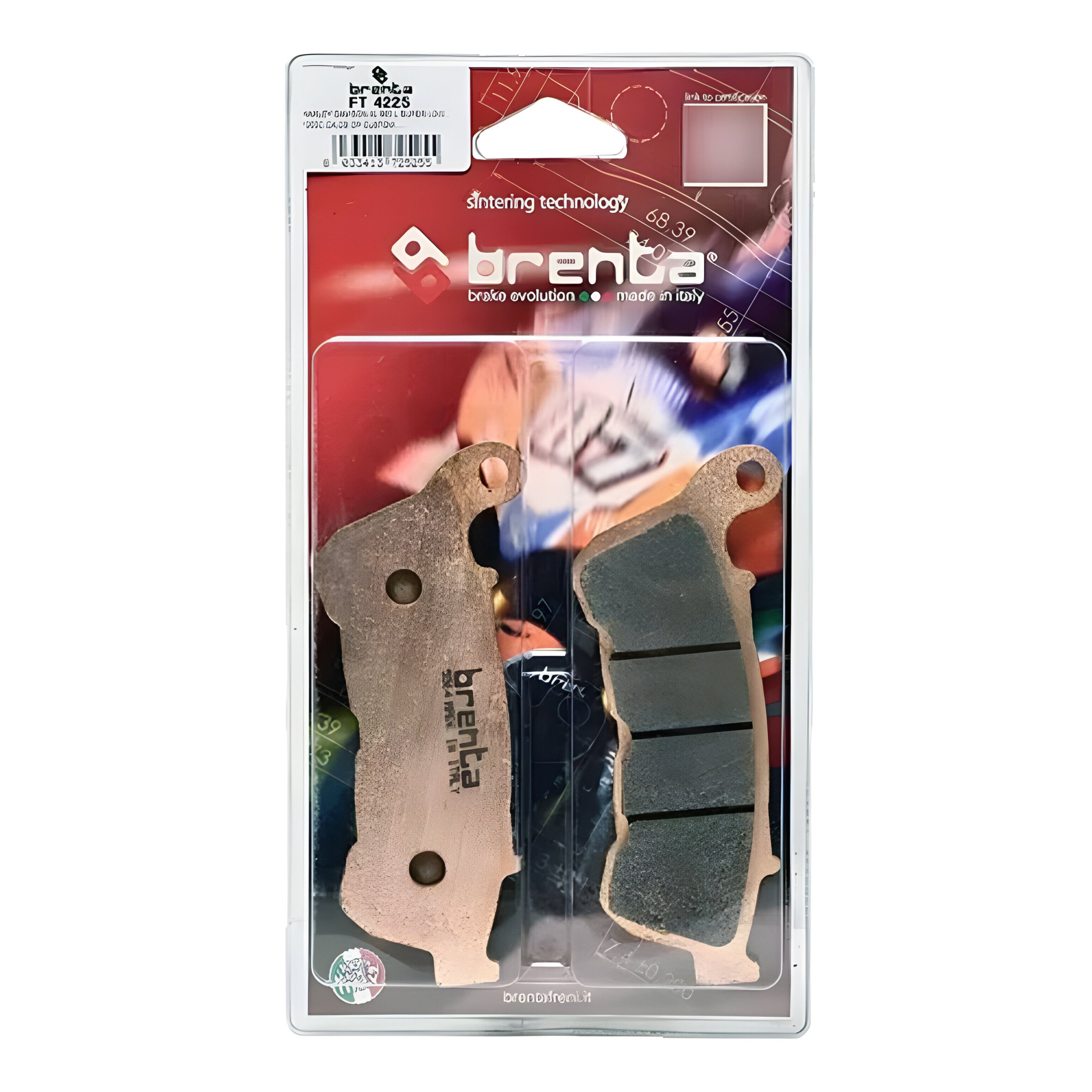 Pastilla de Freno – Sinterizada – HD XL883 (14-18) – BR4225 – Brenta
