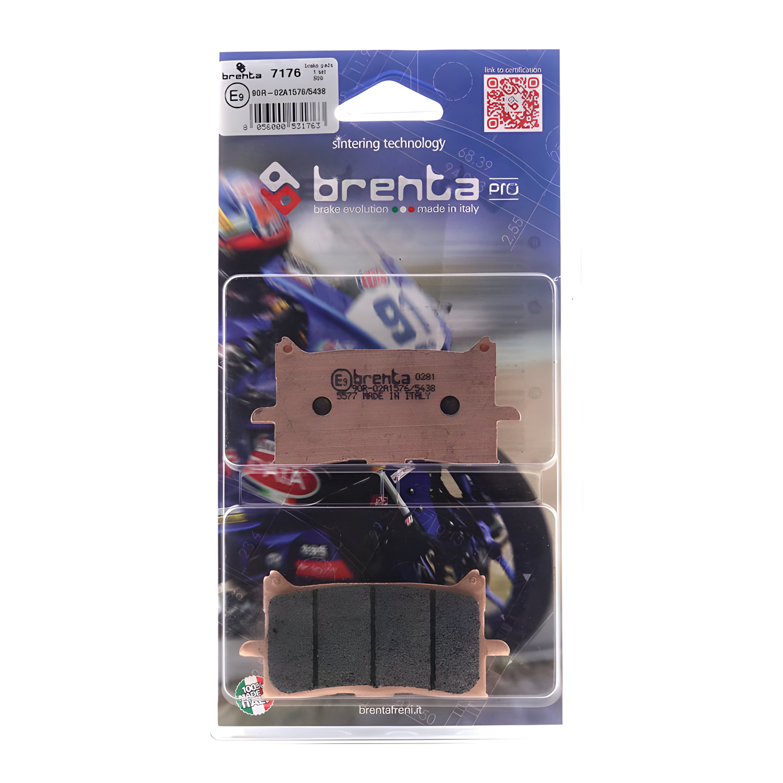 Pastilla de Freno – Sinterizada Pro – Africa Twin 1100 – Del – BR7176 – Brenta